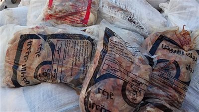 تموين الفيوم يضبط كميات كبيرة من اللحوم الفاسدة