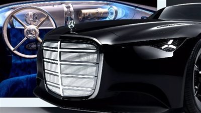 مرسيدس تبهر عشاقها بشبكة أمامية ضخمة وتصميم كوبيه