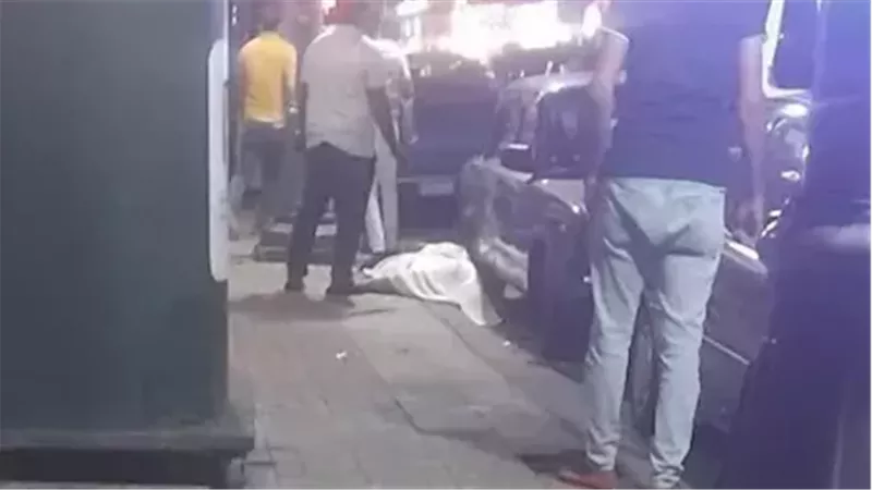 شخص سقط من الطابق