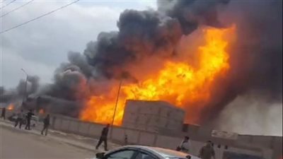 حريق مصنع أحبار بالمنوفية يودي بحياة شخص ويصيب 2