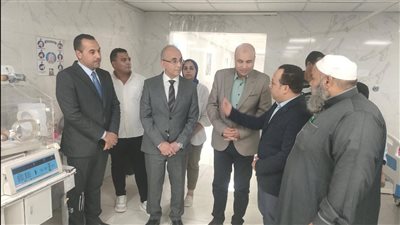 أمين الجبهة الوطنية بالشرقية يشهد أعمال تطوير بعض الأقسام بمستشفى بلبيس المركزي