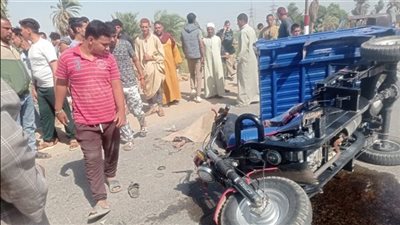فاجعة بالمنوفيه.. مصرع «شخصين» في حادث تصادم مروع