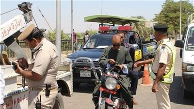 ضبط 1032 مخالفة لسائقي دراجات نارية دون ارتداء الخوذة 
