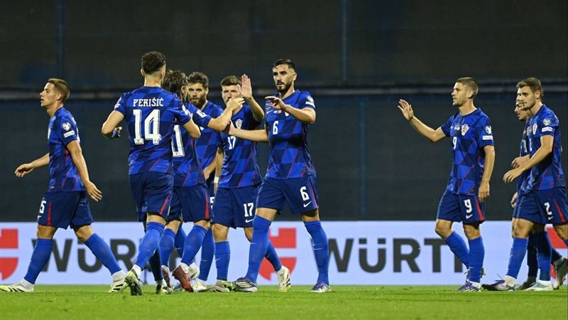 مباراة كرواتيا والجبل الأسود