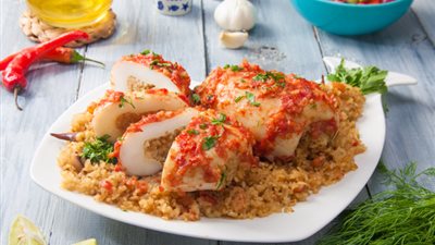 طريقة تحضير السبيط المحشي بأسلوب الشيف الشربيني المميز