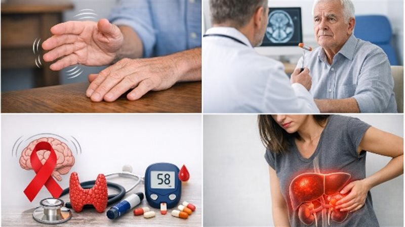 أمراض تسبب رعشة اليد