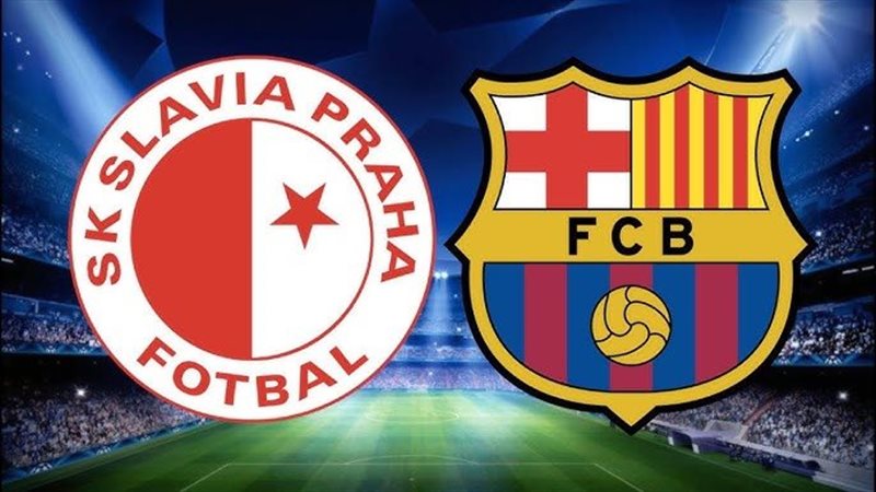  مباراة برشلونة وسلافيا