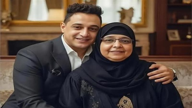 رضا البحراوى ووالدته الراحله