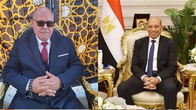 المستشار ثروت محمد يهنئ اللواء محمد خليل الجمسي بمناسبة تعيينه مديراً لأمن الشرقية