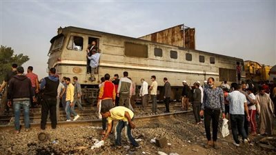 حادث قطار في سوهاج يسفر عن مصرع مسن عند مزلقان المراغة