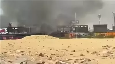 ماس كهربائي وراء حريق كافيه خمسينة بالقاهرة الجديدة