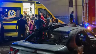 مصرع طفل 5 سنوات دهسته سيارة أثناء اللهو أمام منزله بقنا